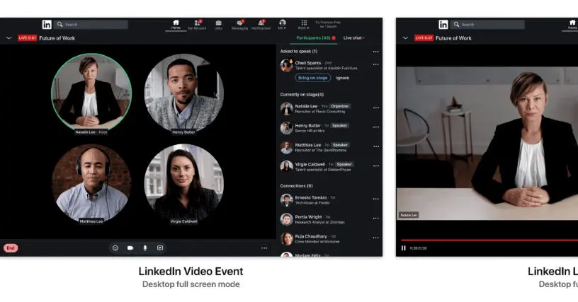 LinkedIn lance sa plateforme audio et vidéo