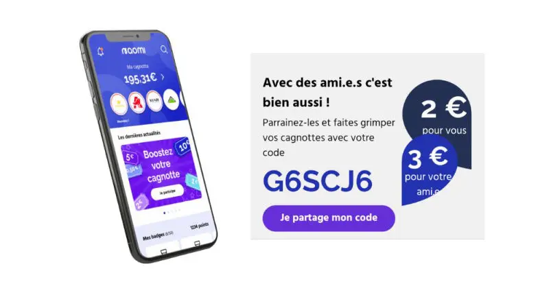 Naomi, une application de cashback